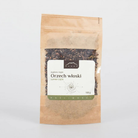 Královský ořech - Zelené šupiny - Juglans regia - 100g nasekané