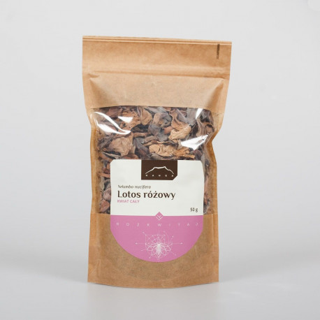 Lotosový květ růžový – 50 g mletý