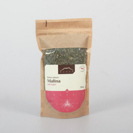 Malinový list rostoucí divoce - 100 g řezaný