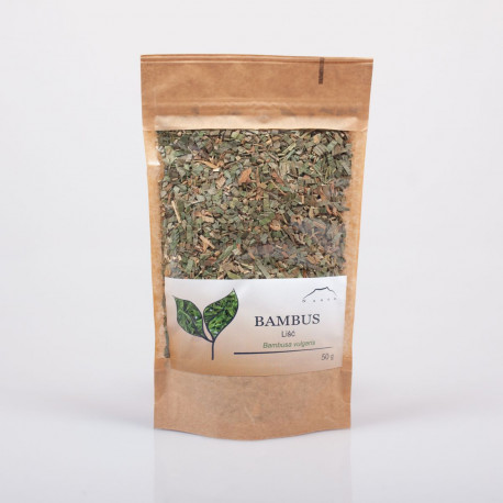 Bambusový list – 50g řezaný