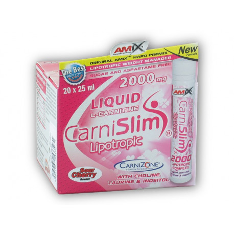 CarniSlim 2000mg 20 ampulí - fresh lime