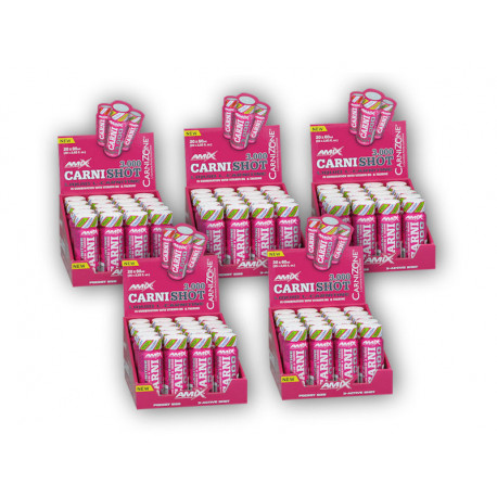 4x CarniShot 3000 20x60ml + 1x ZDARMA - citron