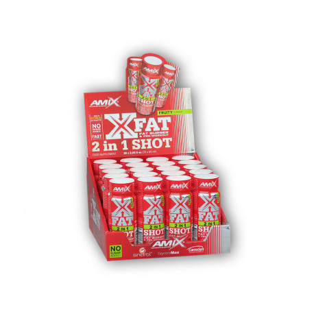 X-Fat 2 in 1 Shot Box 20x60ml - fruity