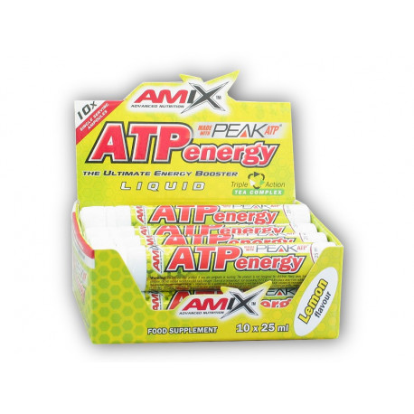 ATP Energy Liquid 10x25ml - blood orange
