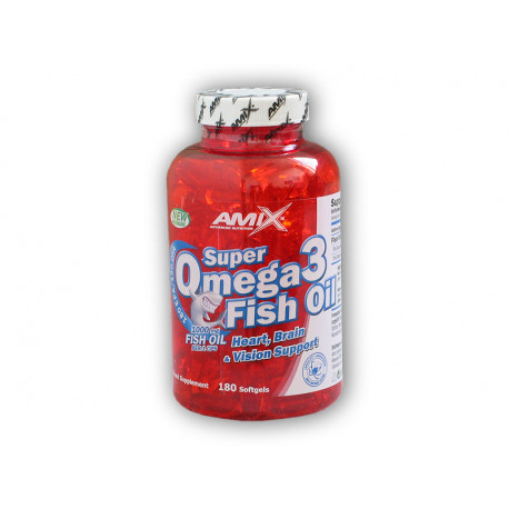 Super Omega 3 Fish Oil 1000mg 180 kapslí