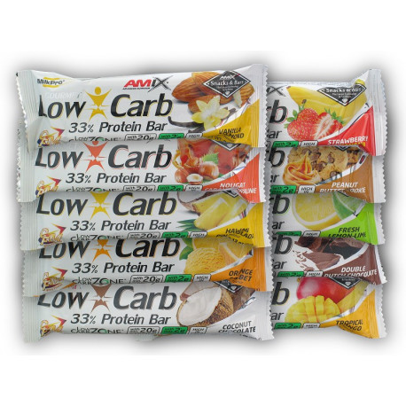 Low Carb 33% Protein Bar 60g - tropical mango