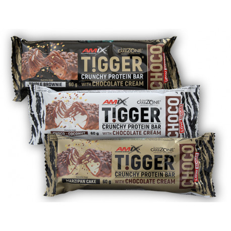 Tigger Choco Crunchy High Protein Bar 60g - marzipan cake