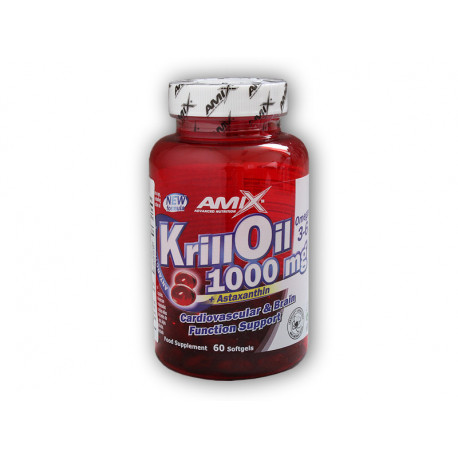 Krill Oil 1000mg 60 tekutých kapslí