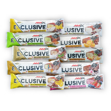 12x Exclusive Protein Bar 85g MIX - forest fruits