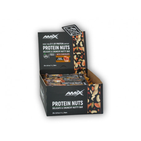 25x Protein Nuts Crunchy 40g - cashew-coconut