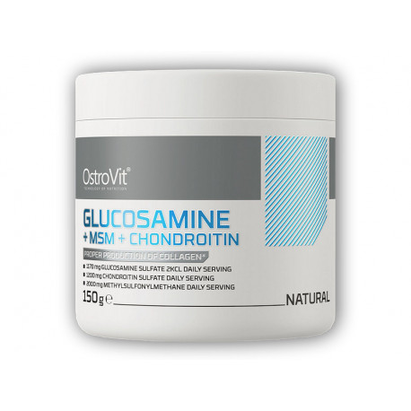 Glucosamine + MSM + chondroitine powder 150g natural