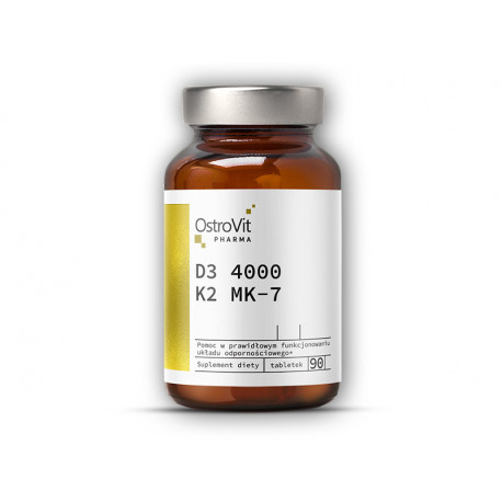 Pharma vitamín D3 4000 IU + K2 MK-7 90 tablet