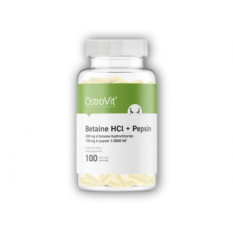 Betaine HCL + pepsin 100 kapslí