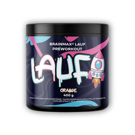 Lauf Preworkout s kofeinem 400g - červený pomeranč
