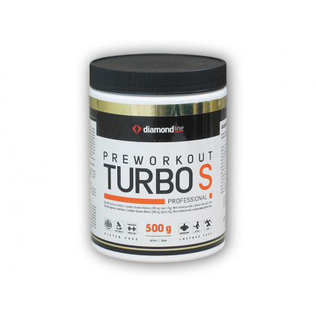 Diamond line Preworkout Turbo S 500g - pomeranč