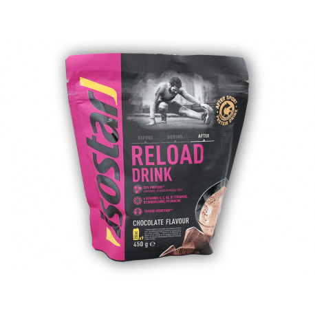 Isostar powder after sport reload 450g - čokoláda
