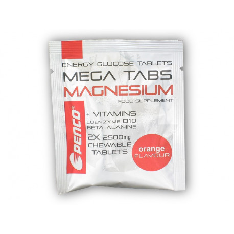 Mega Tabs Magnesium 2x2500 mg pomeranč