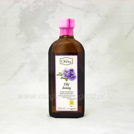 Za studena lisovaný lněný olej Olvita 250 ml