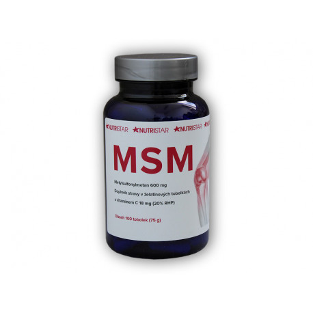 MSM 600mg 100 kapslí