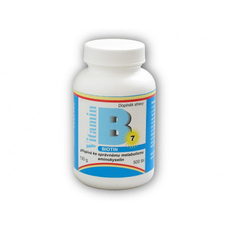 Biotin vitamín B7 500mcg 500 tablet