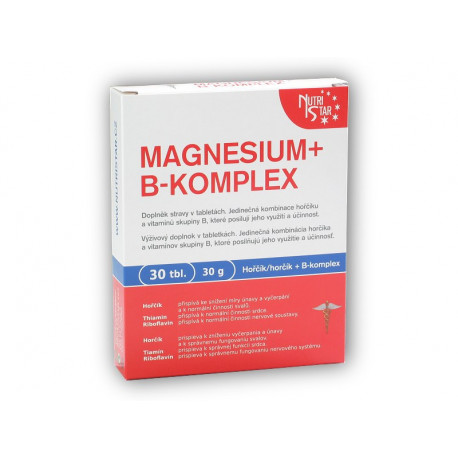 Magnesium B-komplex 30 tablet