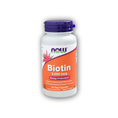 Biotin 5000ug 60 rostlinných kapslí