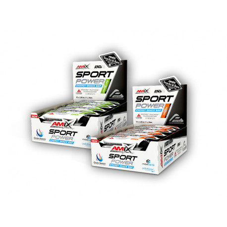 20x Sport Power Energy Snack With Caffein 45g - blood orange